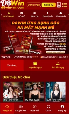 Tải App D8WIN