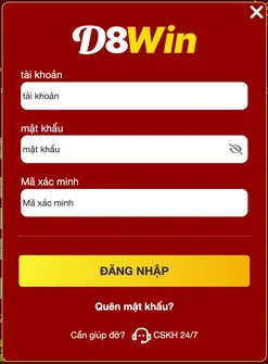 Đăng Ký D8WIN